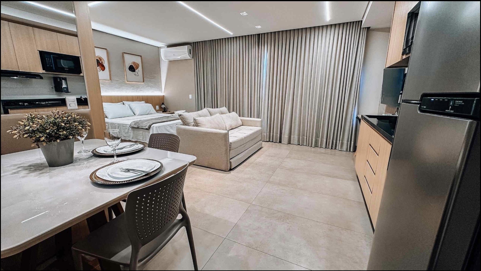 Flat à venda no Id Vida Urbana / Setor Oeste / 34 m² / nascente / 1 vaga / mobiliado / piscina no rooftop / prédio novo