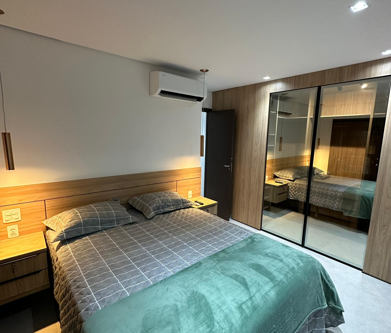 Apartamento aluguel / 2 quartos / 1 suite / mobiliado / Setor Bueno proximo Goiania shopping / predio novo / 1 vaga