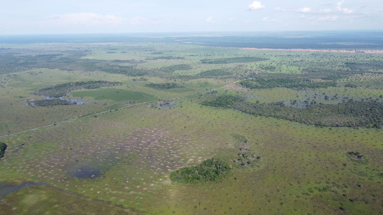 Fazenda à Venda em Araguaiana - MT / 4.158 hectares de área total / 2.900 hectares de área de pastagem / 23 divisões de pasto / curral com brete e balança / galpão de máquinas