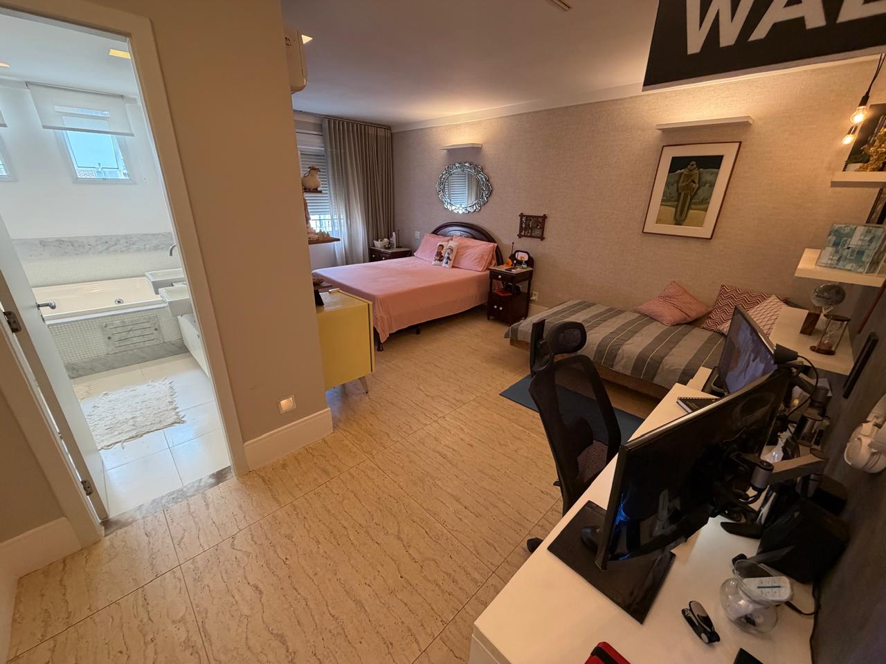 Apto no Chateau Bougainville Lifestyle com 3 suítes e 1 quarto no Marista